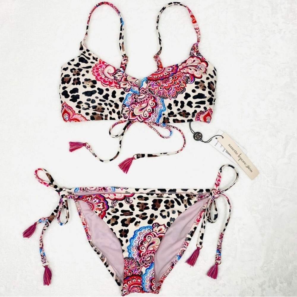 NWT Nanette Lepore Azalea Adjustable Bikini